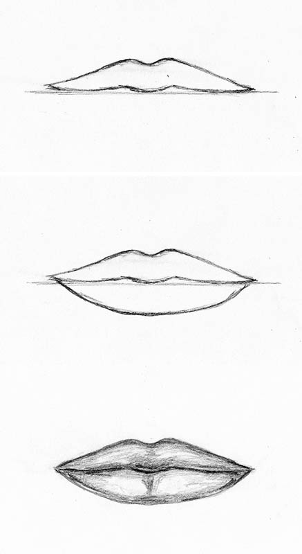 Line Drawing Lips : How to draw those tricky faces with some simple tips let