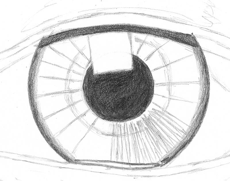 Line Drawing Eye : How to draw an eye realistically part of let s