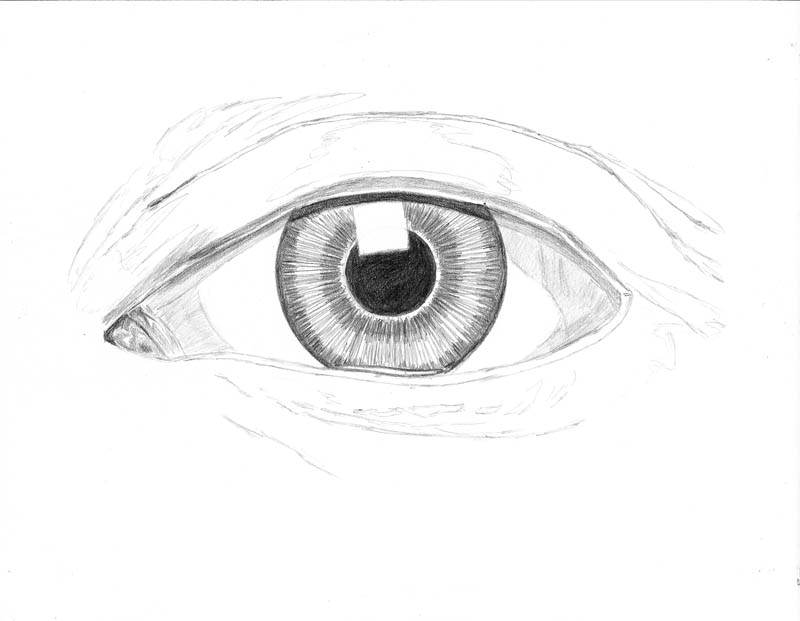Line Drawing Eye : How to draw an eye realistically part of let s