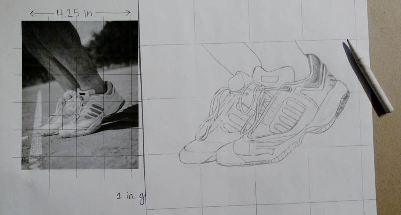 08 how to draw tennis shoes