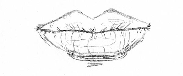 Line Drawing Lips : How these very different sketches of lips can help you