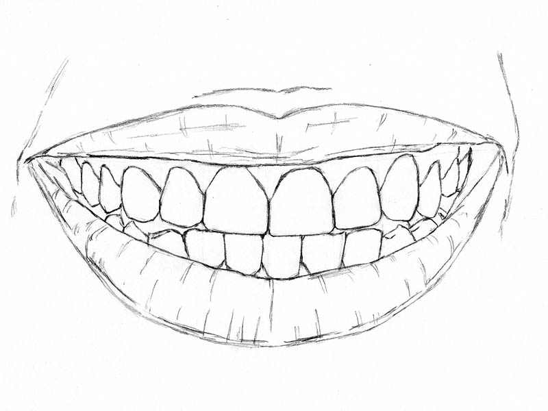 This Childhood Shortcut Will Show You How to Draw Teeth | Let's Draw People
